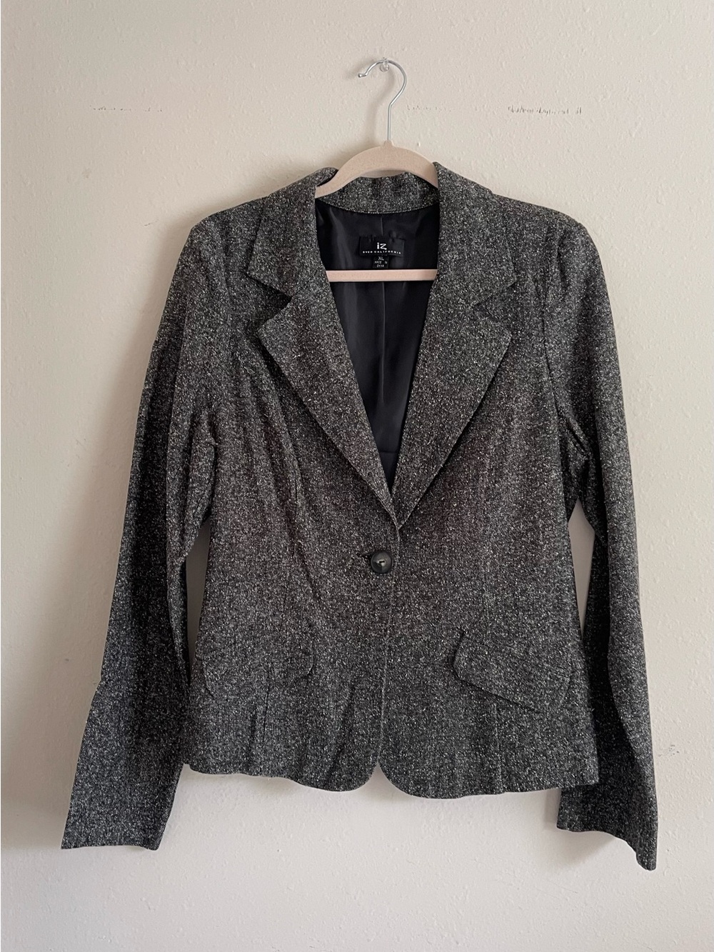 Byer California Gray Single-Button Women's Blazer